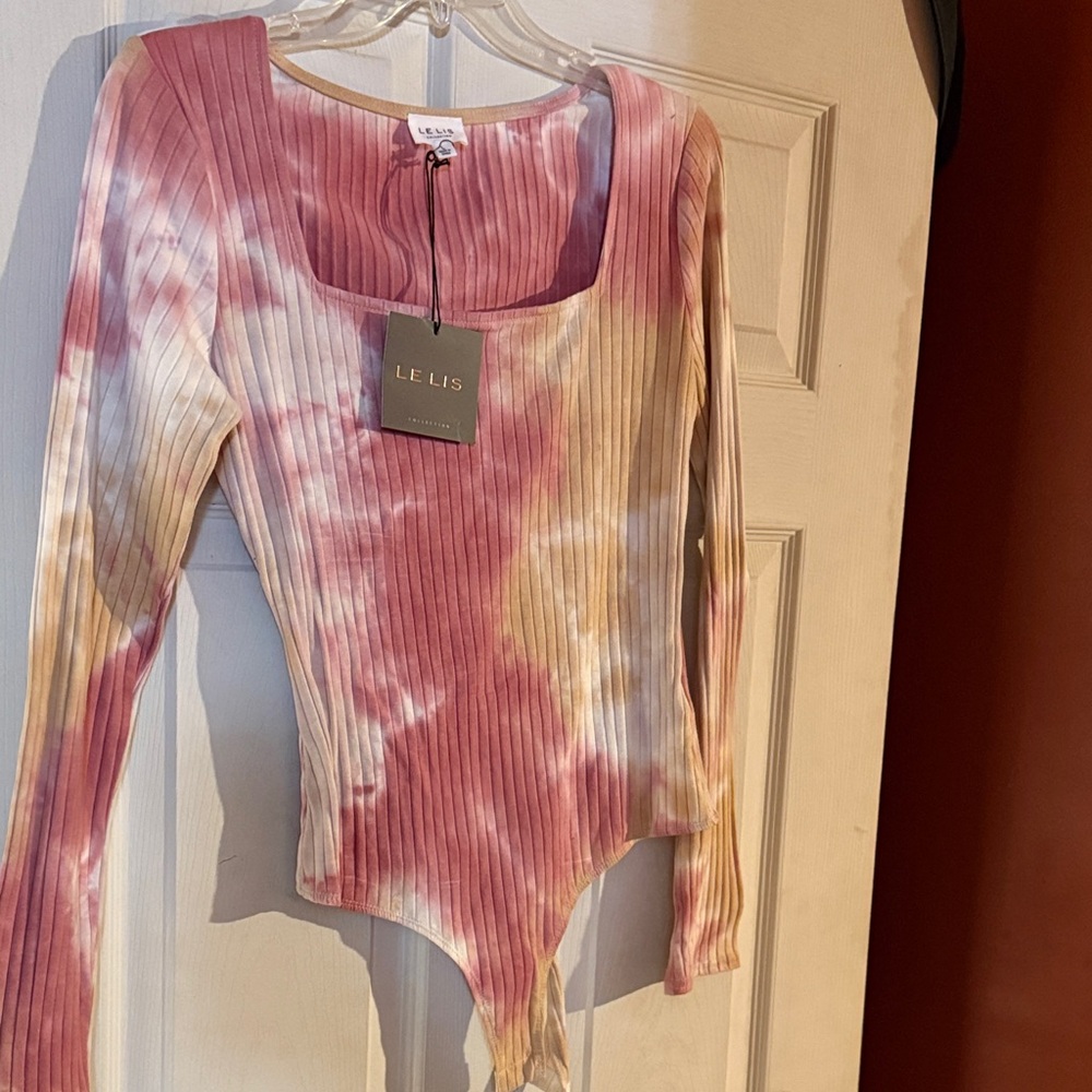 Le Lis Multicolor Ribbed Bodysuit